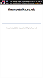 Mobile Screenshot of financetalks.co.uk